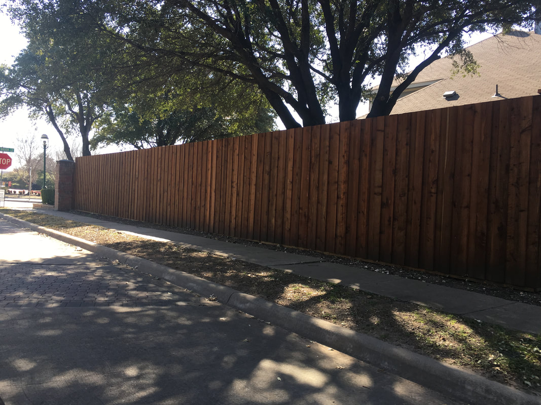 Fence Staining and Building Frisco, Texas